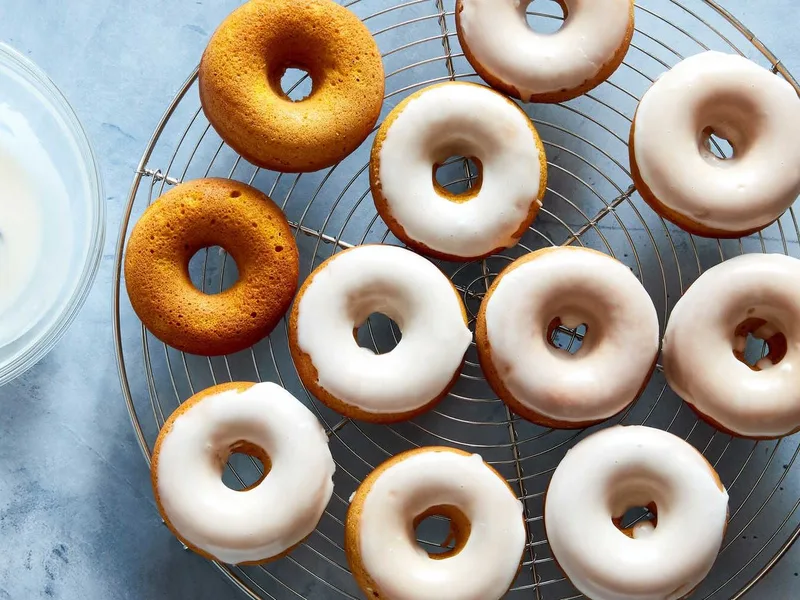 Gluten-Free Pumpkin Spice Baked Donuts with Brown Sugar