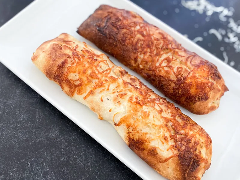 Air Fryer Chicken Caesar Bakes with Bacon