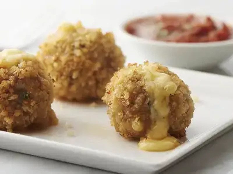 Baked Italian Sausage and Smoked Gouda Meatballs