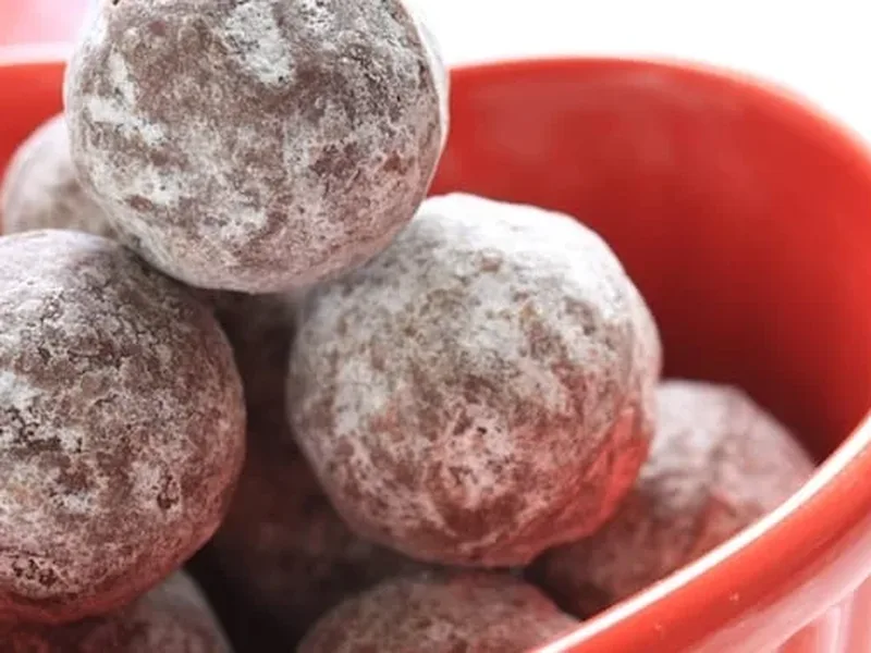 Rich Chocolate Brandy Truffles with Dates and Vanilla