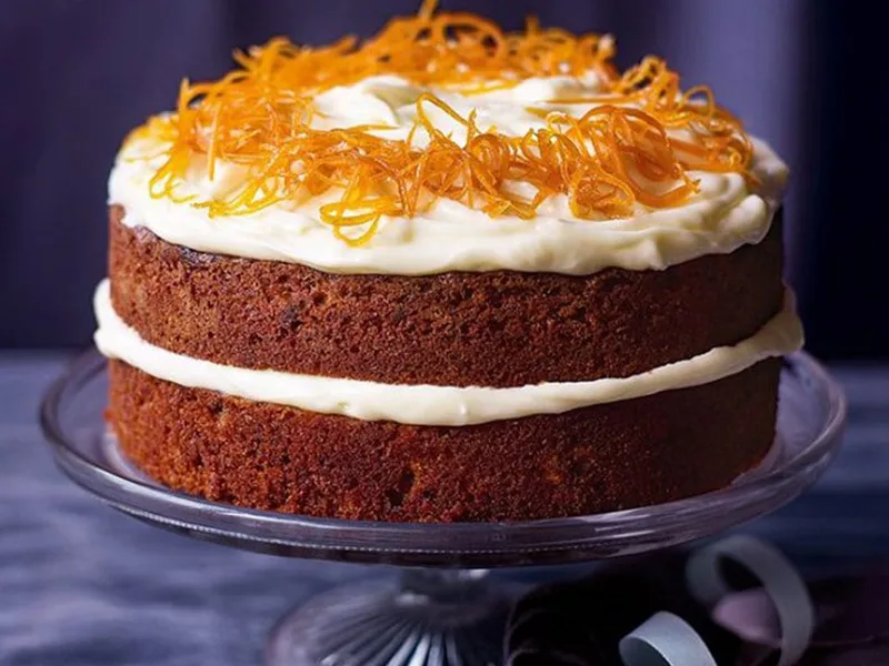 Paul Hollywood's Ultimate Carrot Cake with Orange Cream Cheese Frosting