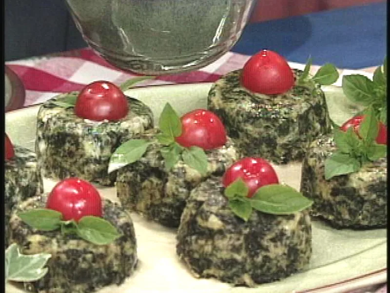 Italian Baked Spinach Custard with Parmesan and Nutmeg