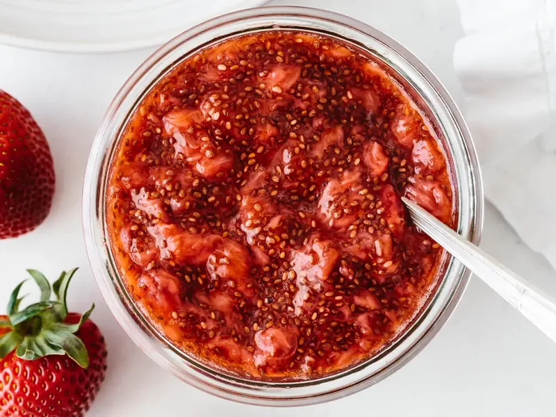 Easy Chia Seed Jam Recipe with Fresh Fruit and Maple Syrup