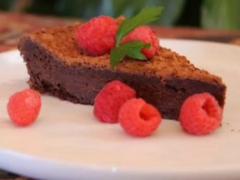 Flourless Chocolate Almond Torte - Low Carb Gluten Free