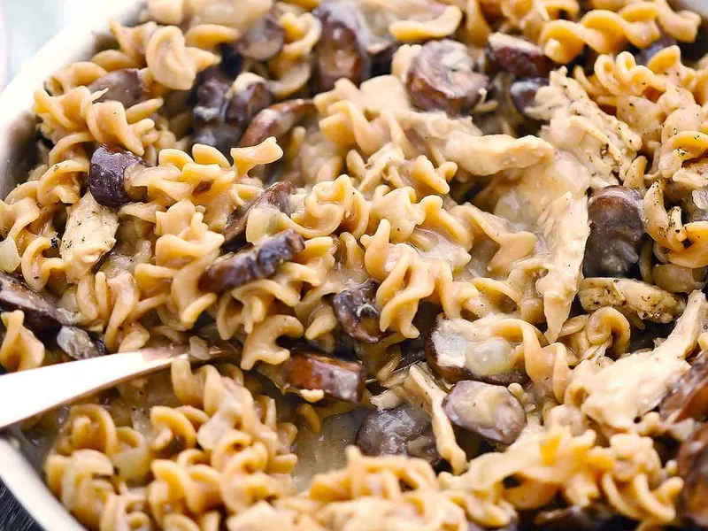 20-Minute Chicken Mushroom Stroganoff