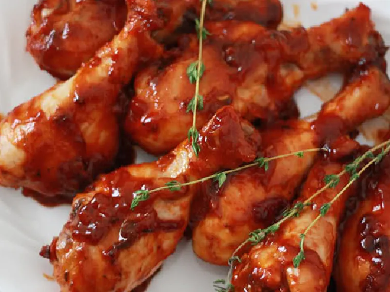 Grilled Chicken Breast With Mango Porter Beer Sauce