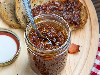 Maple Bourbon Bacon Jam with Coffee and Chipotle