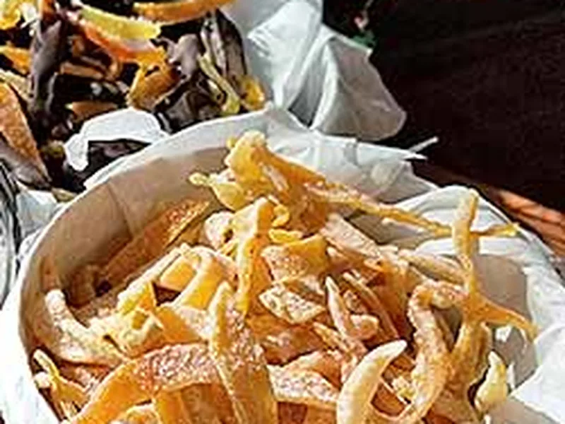 Candied Citrus Peel Three Ways - Sugar Coated and Chocolate