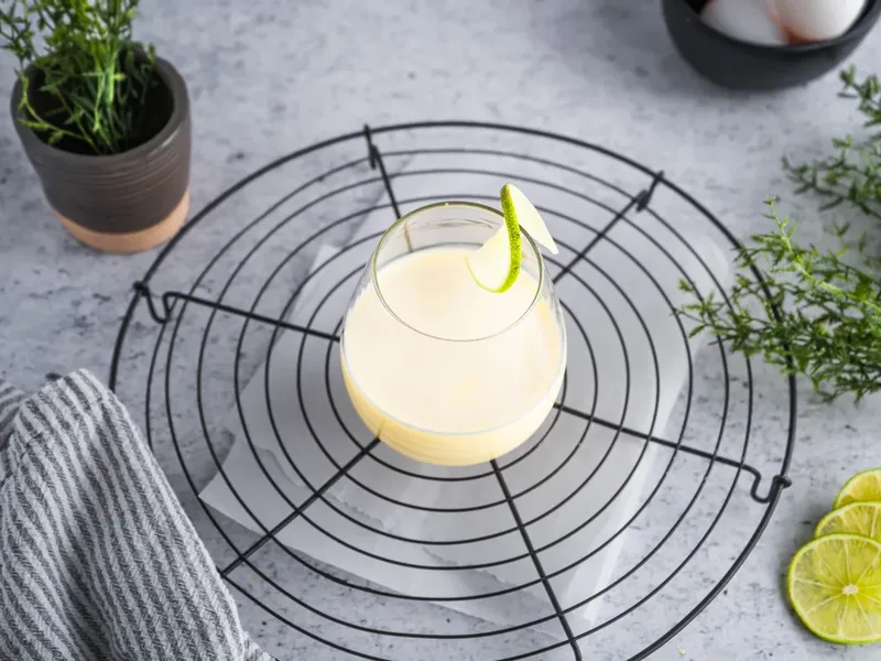 Keto Cream Cheese Limeade Shake with Monk Fruit Sweetener