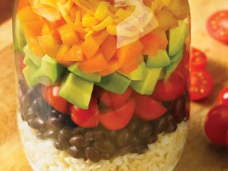 Santa Fe Rice Bowl with Black Beans and Avocado