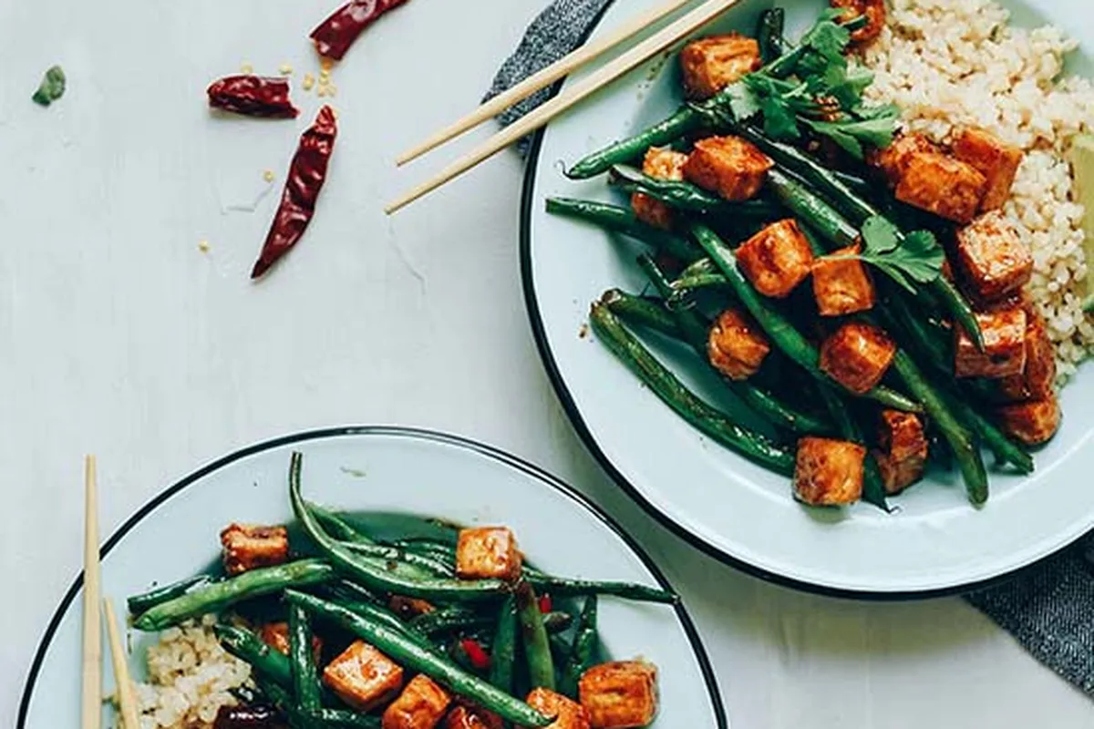 Vegan Crispy Baked Tofu Stir-Fry | EasyCook