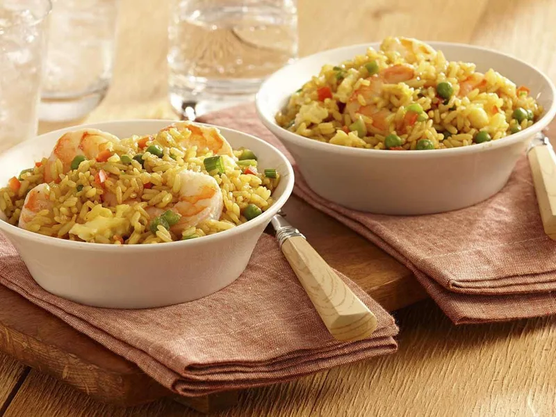 Shrimp Fried Rice with Yellow Rice Mix