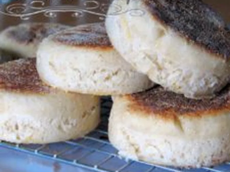 Homemade Buttermilk English Muffins with Crispy Griddle Crust