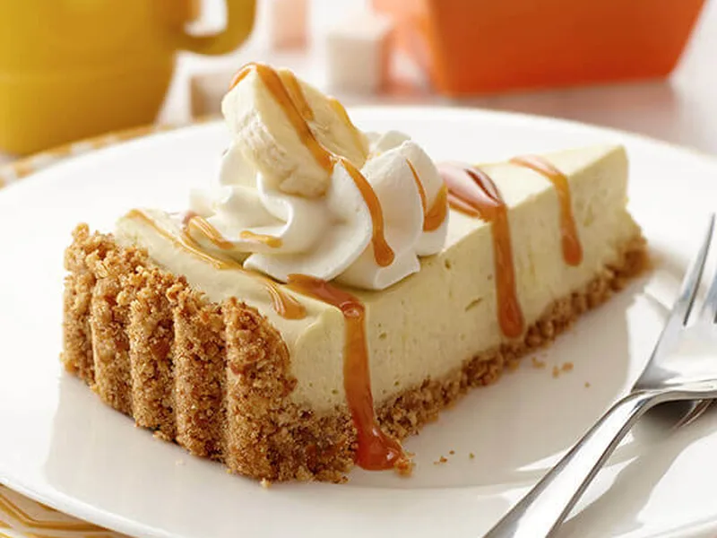 Banana Cream Tart with Salted Caramel