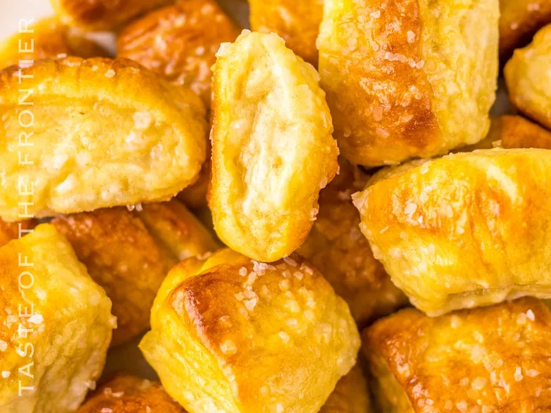 Homemade Auntie Anne's Style Soft Pretzel Bites