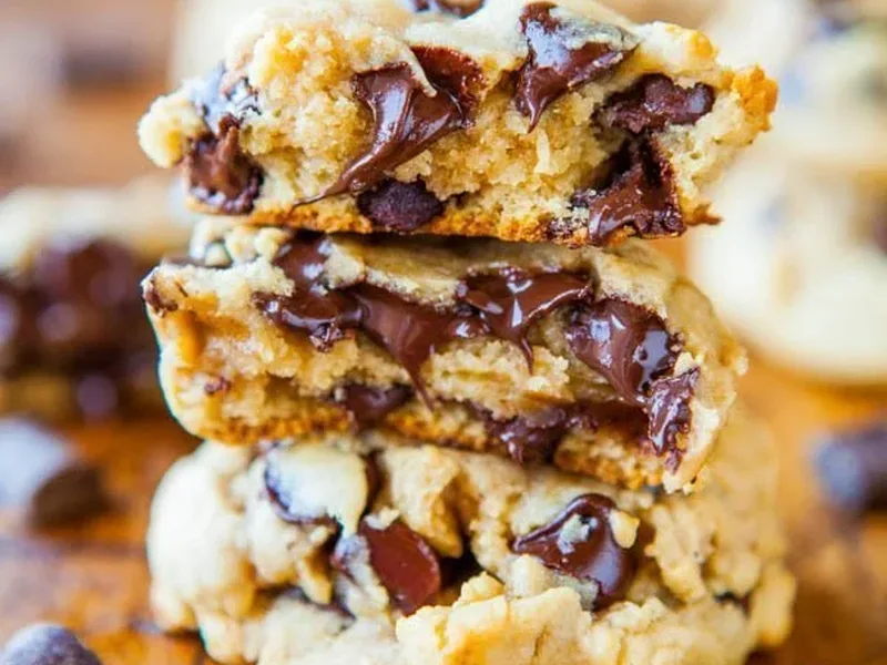 Soft Batch Cream Cheese Chocolate Chip Cookies