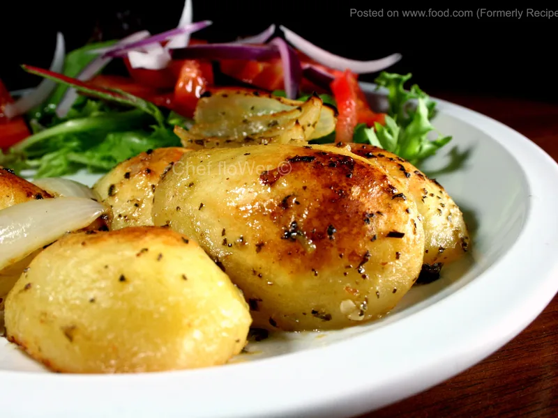 Lemon Lime Roasted Red Potatoes with Garlic