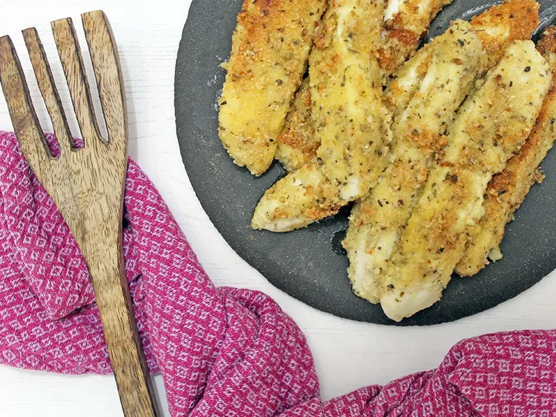 Low Carb Almond Breaded Italian Mozzarella Sticks