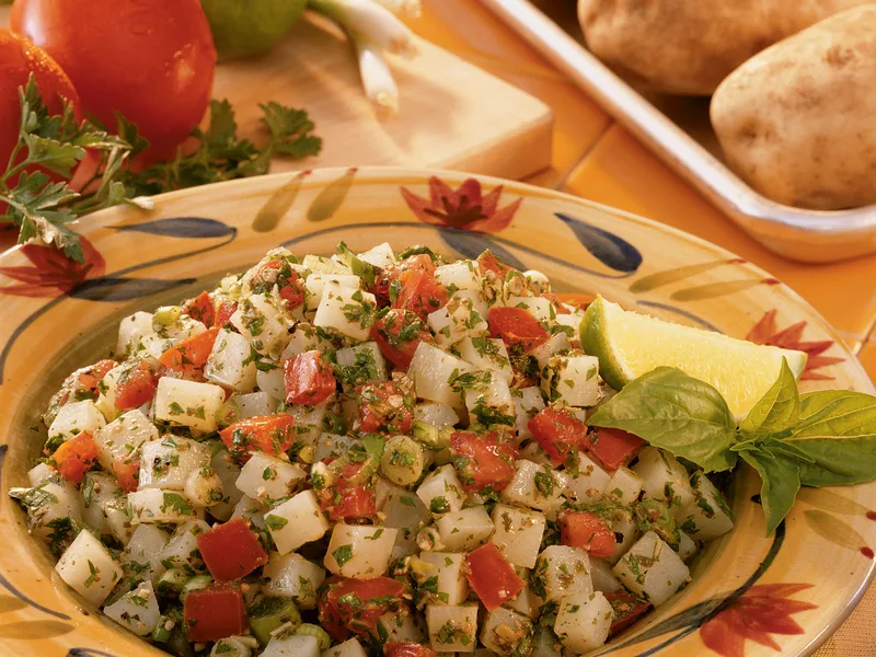 Lime Basil Idaho Potato Tabbouleh with Fresh Herbs