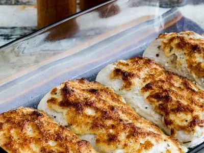 Baked Mayo Parmesan Fish with Szeged Rub