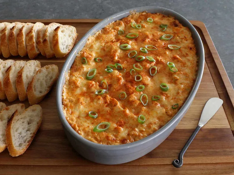Maryland Crab Dip with Old Bay and Cheddar