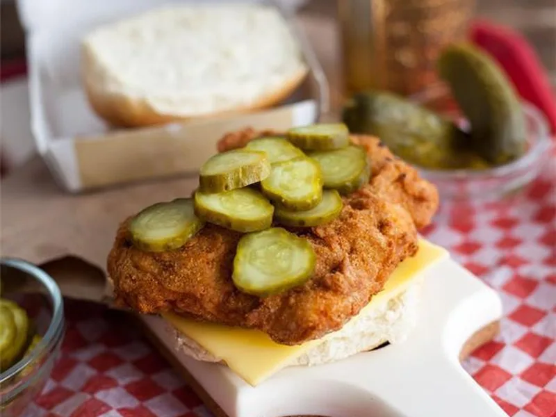 Vegan Chick-fil-A Copycat Fried Seitan Sandwich