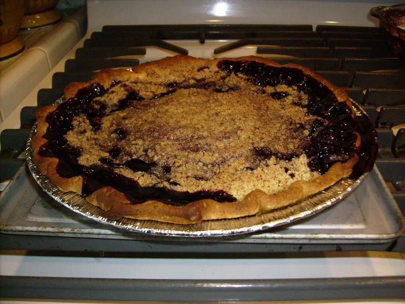Classic Blueberry Pie with Homemade Flaky Crust