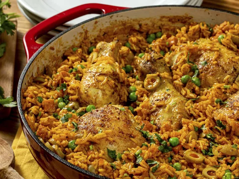 Easy Adobo Chicken and Rice One-Pot Dinner