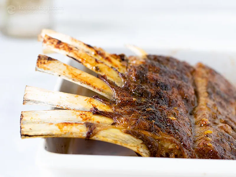 Instant Pot Rack of Lamb with Herb Crust and High Heat Finish