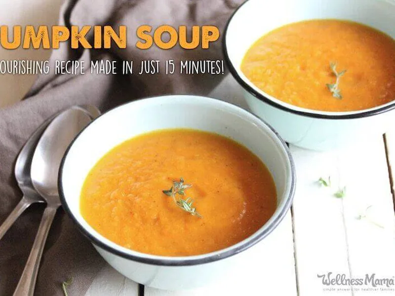 Creamy Pumpkin Soup with Sage