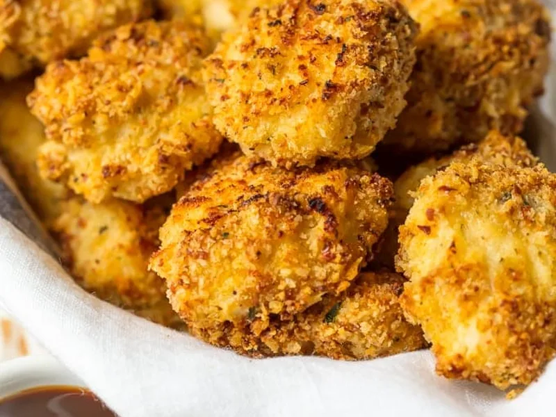 Baked Parmesan Chicken Nuggets with Buttermilk Marinade