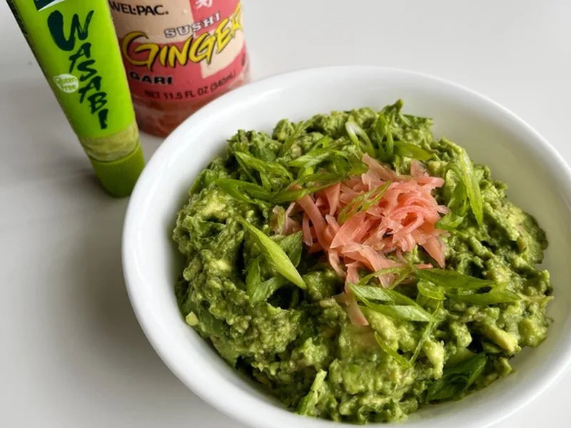 Sinus-Clearing Ginger Wasabi Guacamole