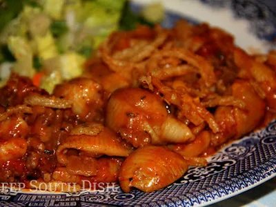 Beef and Crispy Onion Casserole