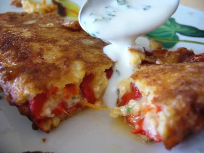 Crispy Fried Bulgarian Cheese-Stuffed Peppers
