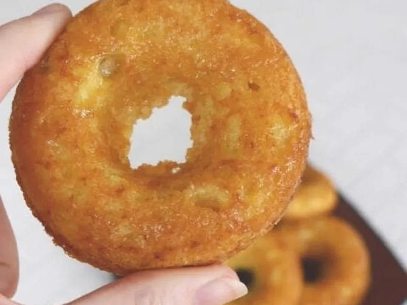 Almond Flour Donuts with Caramel Glaze