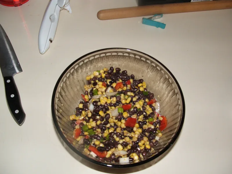 Black Bean and Corn Salad with Cumin-Cilantro Dressing