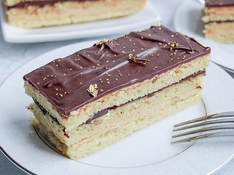 Classic Opera Cake with Espresso Buttercream
