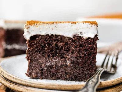 Mexican Chocolate Tres Leches Cake with Cinnamon