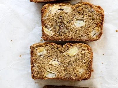 Chai Spiced Apple Walnut Bread