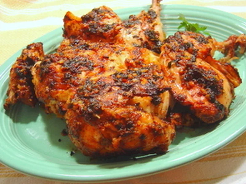 Butterflied Piri-Piri Chicken with Cilantro Glaze