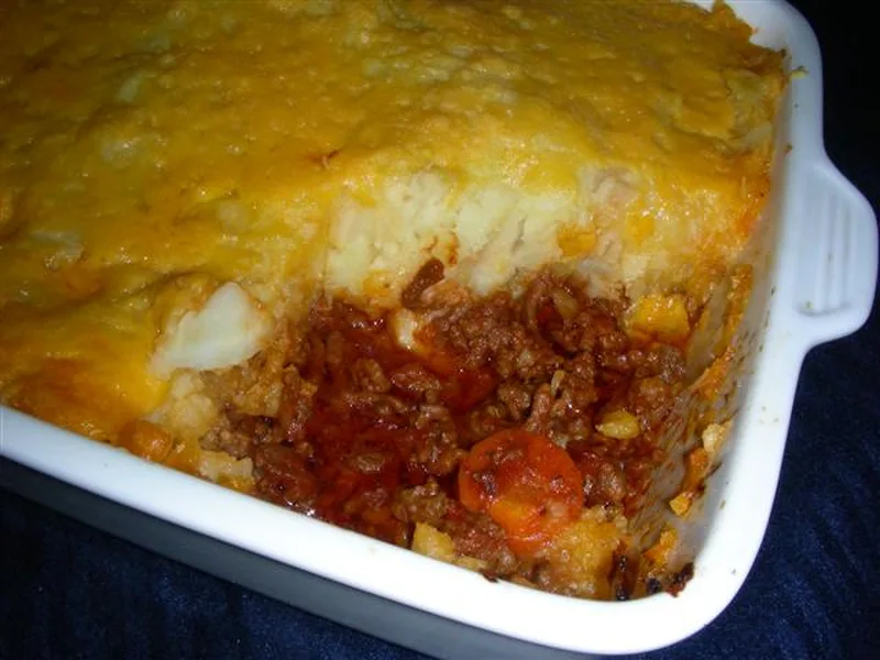 Cottage Pie With Cheddar Parsnip Mash