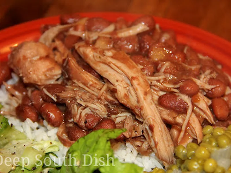 Slow Cooker Pork Loin with Beans and Jalapenos