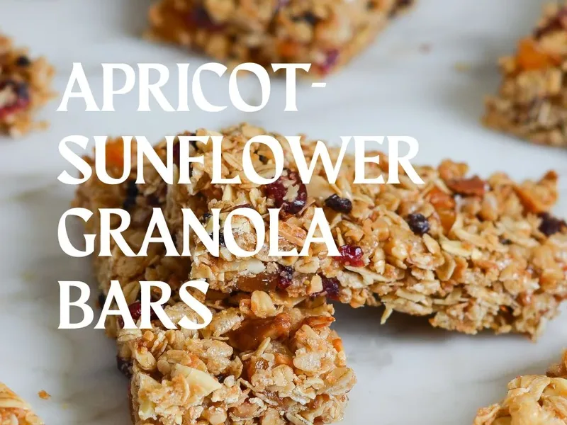 Apricot-Sunflower Seed Granola Bars
