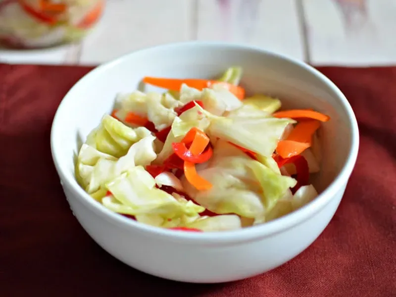 Sweet and Spicy Pickled Vegetables