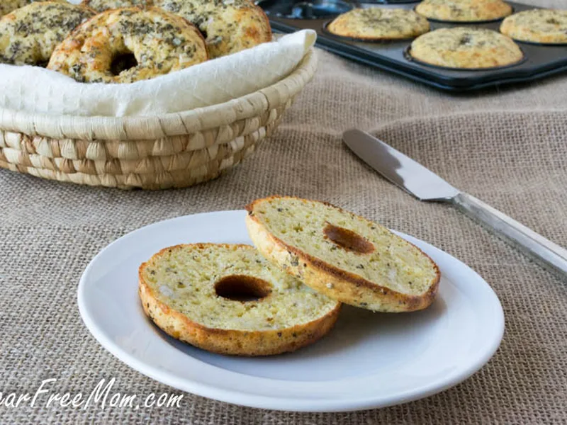 Everything Bagel Protein Donuts with Coconut Flour