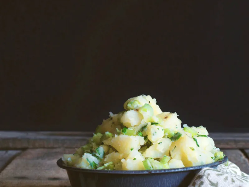 Mayo-Free Apple Cider Vinegar Potato Salad Recipe