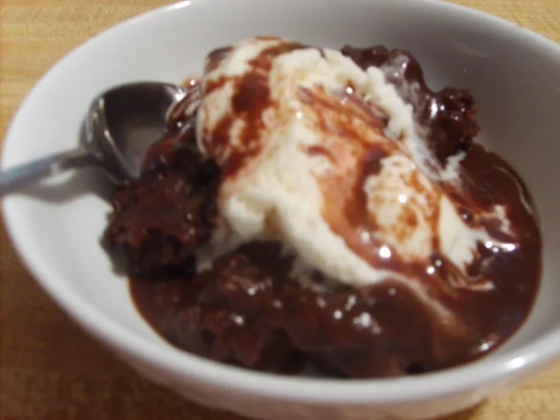 Vegan Chocolate Pudding Cake, 40 Minutes