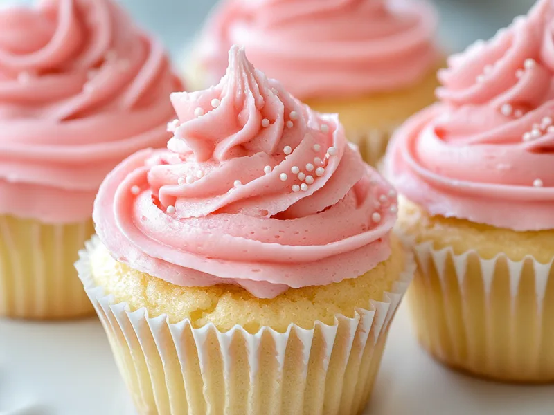 Classic Magnolia Bakery Vanilla Cupcakes with Buttercream