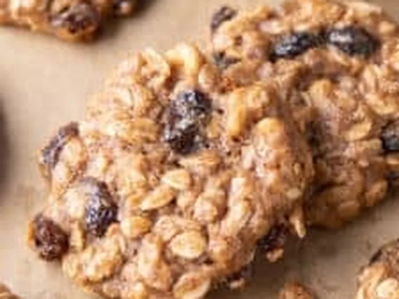 Dairy-Free Oatmeal Cookies with Flax Egg and Coconut Oil