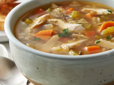 Easy Chicken Rice Soup with Smoked Paprika